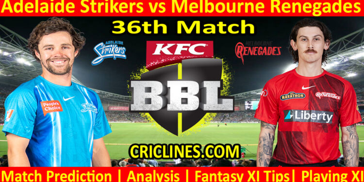 Today Match Prediction-ADS vs MLR-Dream11-BBL T20 2022-23-36th Match-Who Will Win