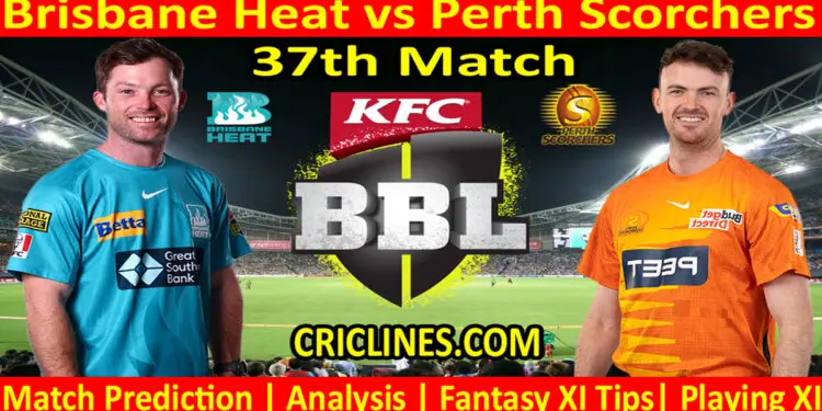 Today Match Prediction-BH vs PRS-Dream11-BBL T20 2022-23-37th Match-Who Will Win