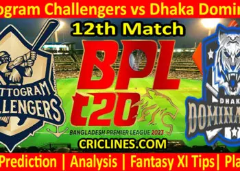 Today Match Prediction-CCH vs DD-Dream11-BPL T20-2023-12th Match-Who Will Win