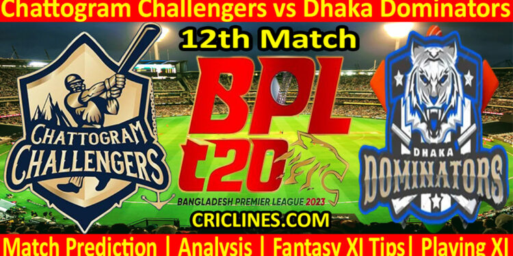 Today Match Prediction-CCH vs DD-Dream11-BPL T20-2023-12th Match-Who Will Win