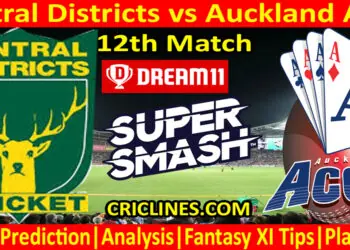Today Match Prediction-CD vs AA-Dream11-Super Smash T20 2022-23-12th Match-Who Will Win