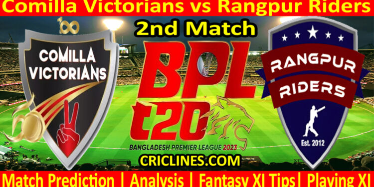 Today Match Prediction-COV vs RGR-Dream11-BPL T20-2023-2nd Match-Who Will Win