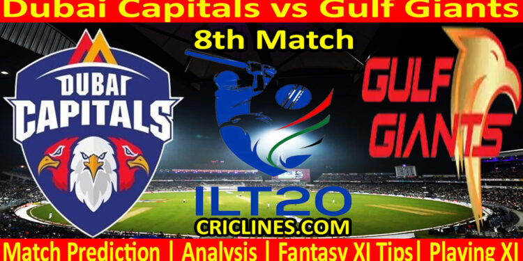 Today Match Prediction-DC vs GG-IL T20 2023-8th Match-Who Will Win