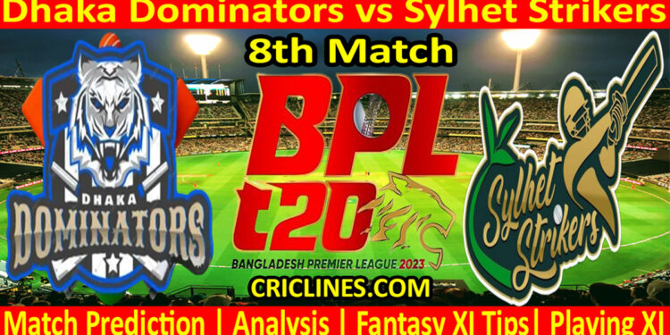 Today Match Prediction-DD vs SYL-Dream11-BPL T20-2023-8th Match-Who Will Win
