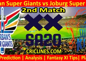 Today Match Prediction-DSG vs JSK-SA20 T20 2023-Dream11-2nd Match-Who Will Win