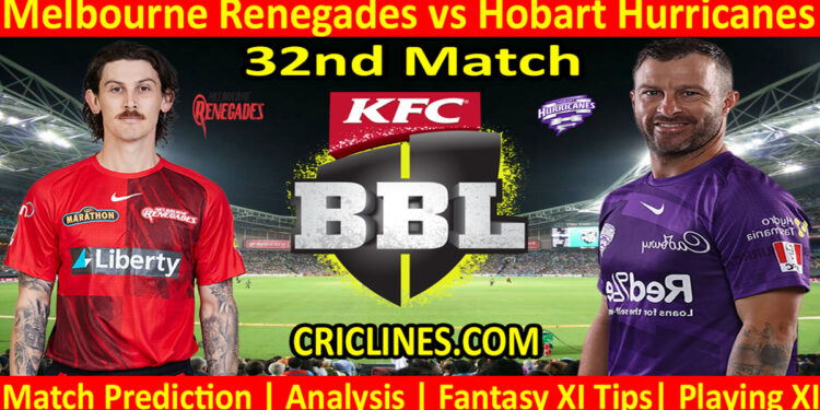 Today Match Prediction-MLR vs HBH-Dream11-BBL T20 2022-23-32nd Match-Who Will Win