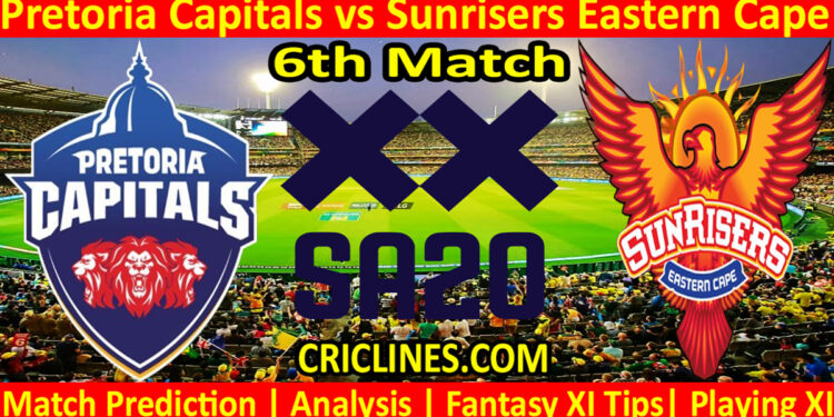 Today Match Prediction-PC vs SEC-SA20 T20 2023-Dream11-6th Match-Who Will Win