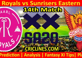 Today Match Prediction-PR vs SEC-SA20 T20 2023-Dream11-14th Match-Who Will Win