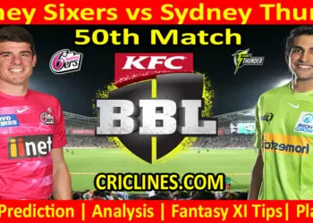 Today Match Prediction-SYS vs SYT-Dream11-BBL T20 2022-23-50th Match-Who Will Win