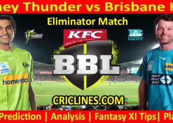 Today Match Prediction-SYT vs BH-Dream11-BBL T20 2022-23-Eliminator Match-Who Will Win