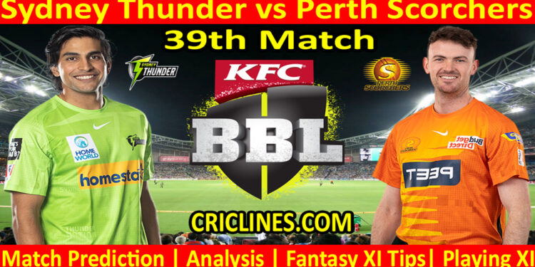 Today Match Prediction-SYT vs PRS-Dream11-BBL T20 2022-23-39th Match-Who Will Win