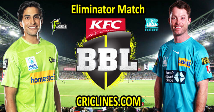 Today Match Prediction-Sydney Thunder vs Brisbane Heat-Dream11-BBL T20 2022-23-Eliminator Match-Who Will Win