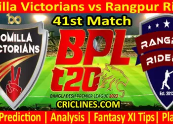 Today Match Prediction-CV vs RGR-Dream11-BPL T20-2023-41st Match-Who Will Win