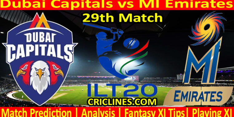 Today Match Prediction-DC vs MIE-IL T20 2023-29th Match-Who Will Win