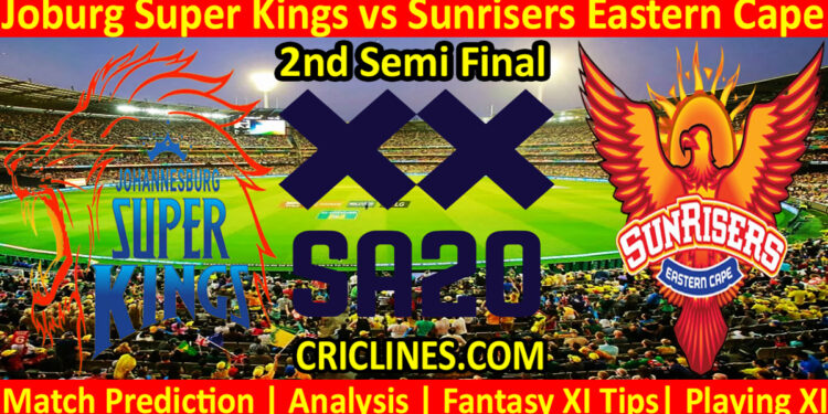 Today Match Prediction-JSK vs SEC-SA20 T20 2023-Dream11-2nd Semi-Final Match-Who Will Win