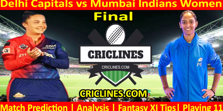 Today Match Prediction-DCW vs MIW-WPL T20 2023-Final-Dream11-Who Will Win
