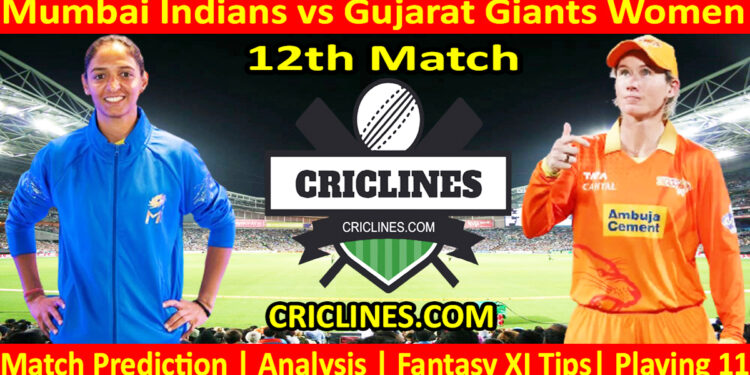 Today Match Prediction-MIW vs GGW-WPL T20 2023-12th Match-Dream11-Who Will Win