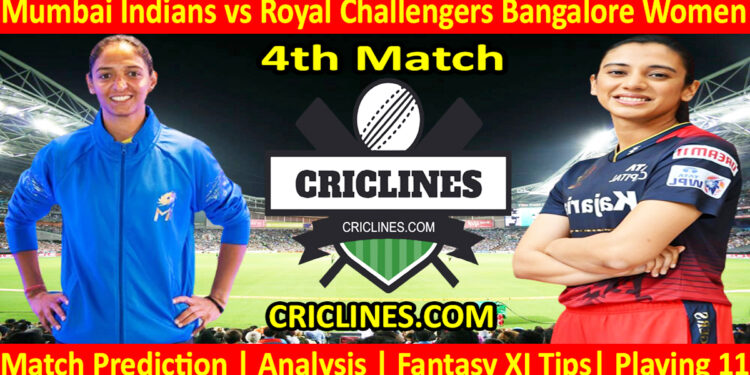 Today Match Prediction-MIW vs RCBW-WPL T20 2023-4th Match-Dream11-Who Will Win