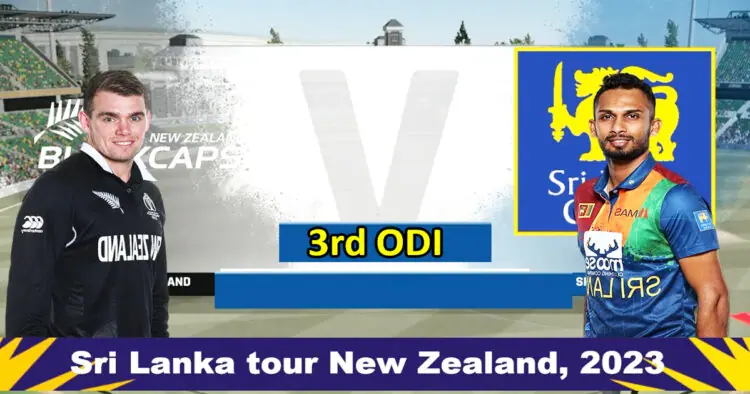 Today Match Prediction-NZ vs SL-3rd ODI-2023-Dream11-Who Will Win Today