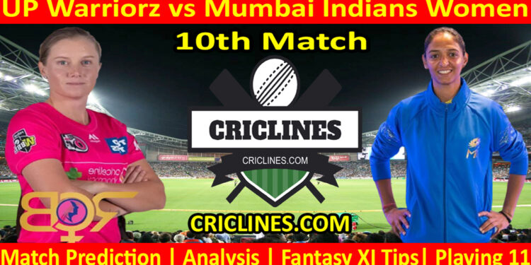 Today Match Prediction-UPW vs MIW-WPL T20 2023-10th Match-Dream11-Who Will Win