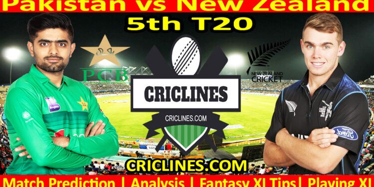 Today Match Prediction-PAK vs NZ-5th T20-2023-Dream11-Who Will Win