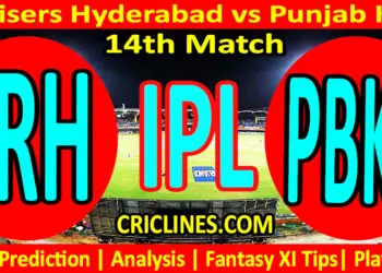 Today Match Prediction-SRH vs PBKS-IPL T20 2023-14th Match-Dream11-Who Will Win