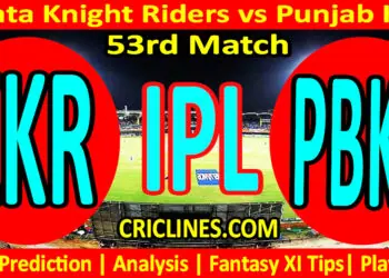 Today Match Prediction-KKR vs PBKS-IPL Match Today 2023-53rd Match-Venue Details-Dream11-Toss Update-Who Will Win