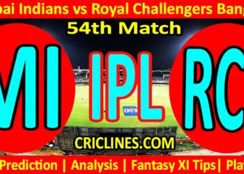 Today Match Prediction-MI vs RCB-IPL Match Today 2023-54th Match-Venue Details-Dream11-Toss Update-Who Will Win