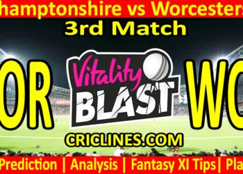Today Match Prediction-NOR vs WOR-Vitality T20 Blast 2023-Dream11-3rd Match-Venue Details-Toss Update-Who Will Win
