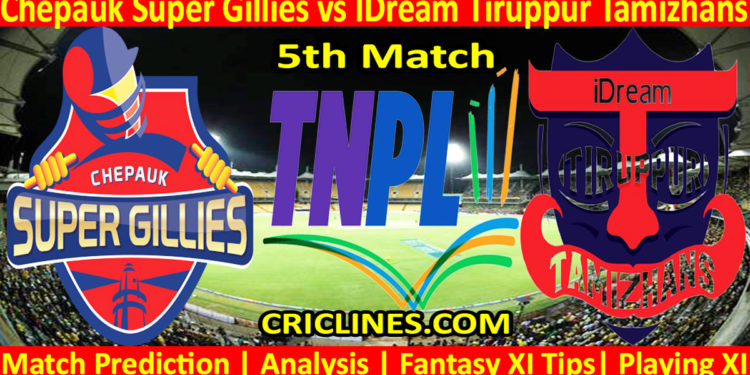 Today Match Prediction-CSG vs ITT-TNPL T20 2023-5th Match-Who Will Win
