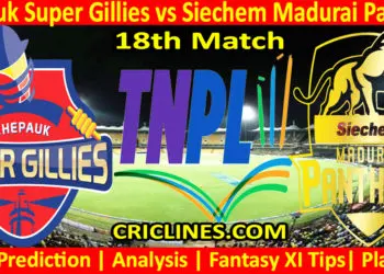 Today Match Prediction-CSG vs SMP-TNPL T20 2023-18th Match-Who Will Win
