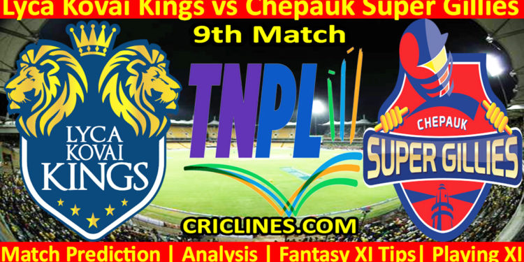 Today Match Prediction-LKK vs CSG-TNPL T20 2023-9th Match-Who Will Win