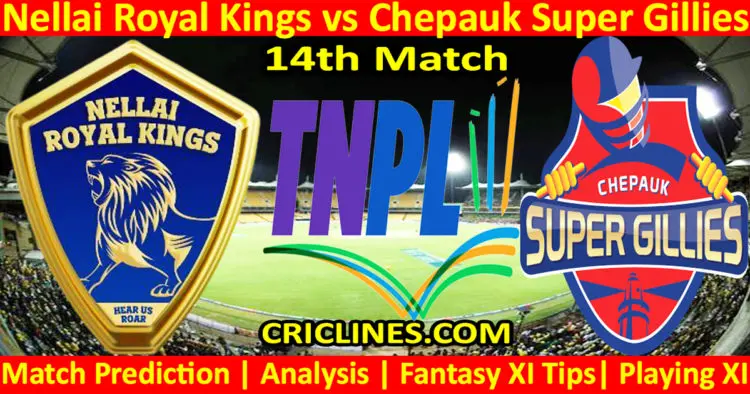 Today Match Prediction-NRK vs CSG-TNPL T20 2023-14th Match-Who Will Win