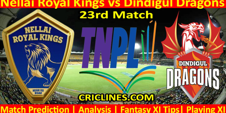 Today Match Prediction-NRK vs DID-TNPL T20 2023-23rd Match-Who Will Win