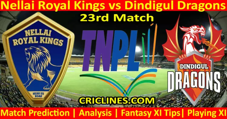Today Match Prediction-NRK vs DID-TNPL T20 2023-23rd Match-Who Will Win