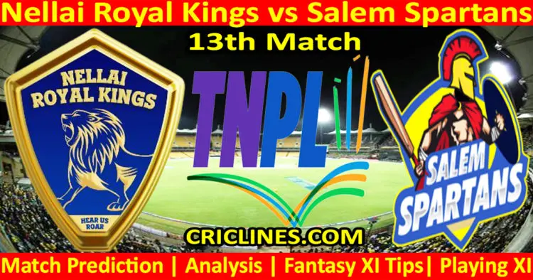 Today Match Prediction-NRK vs SS-TNPL T20 2023-13th Match-Who Will Win