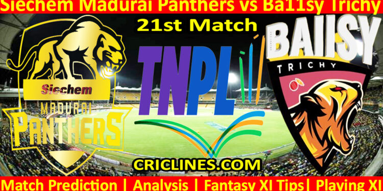 Today Match Prediction-SMP vs BT-TNPL T20 2023-21st Match-Who Will Win