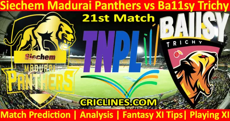 Today Match Prediction-SMP vs BT-TNPL T20 2023-21st Match-Who Will Win