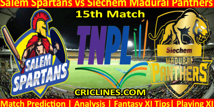 Today Match Prediction-SS vs SMP-TNPL T20 2023-15th Match-Who Will Win