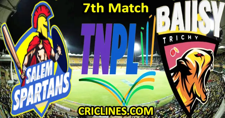 Today Match Prediction-Salem Spartans vs Ba11sy Trichy-TNPL T20 2023-7th Match-Who Will Win