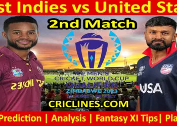 Today Match Prediction-WI vs USA-ICC Cricket World Cup Qualifiers 2023-2nd Match-Who Will Win