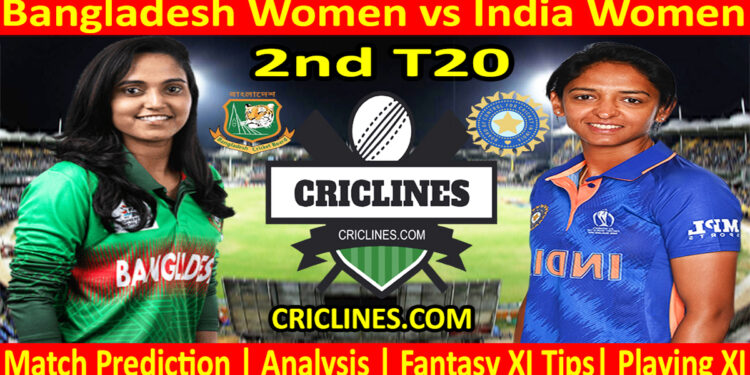 Today Match Prediction-BANW vs INDW-Dream11-2nd T20 2023-Who Will Win