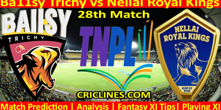 Today Match Prediction-BT vs NRK-TNPL T20 2023-28th Match-Who Will Win