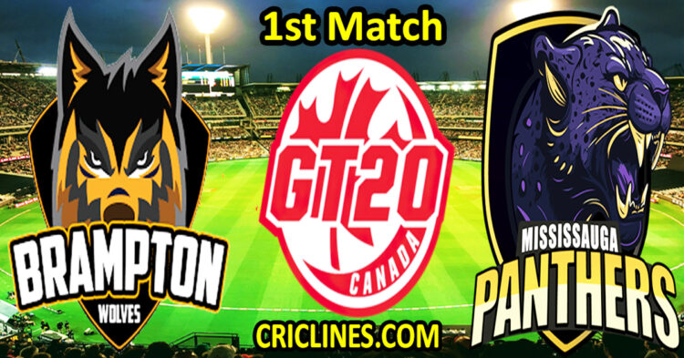Today Match Prediction-Brampton Wolves vs Mississauga Panthers-Dream11-GT20-2023-1st Match-Who Will Win
