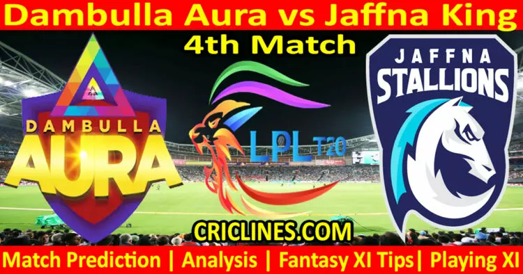 Today Match Prediction-DBA vs JKS-Dream11-LPL T20 2023-4th Match-Who Will Win