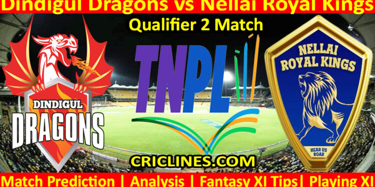 Today Match Prediction-DID vs NRK-TNPL T20 2023-Qualifier 2 Match-Who Will Win