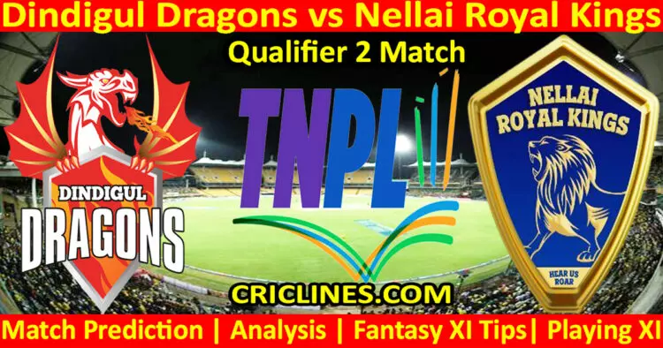 Today Match Prediction-DID vs NRK-TNPL T20 2023-Qualifier 2 Match-Who Will Win