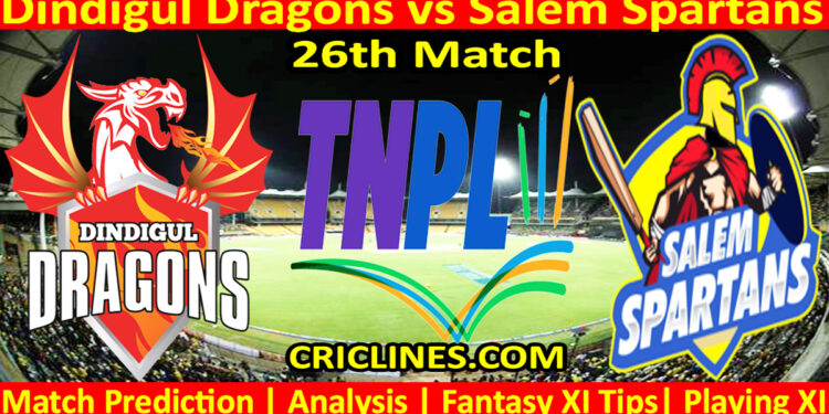 Today Match Prediction-DID vs SS-TNPL T20 2023-26th Match-Who Will Win