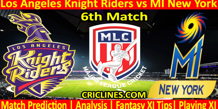 Today Match Prediction-LAKR vs MINY-MLC T20 2023-6th Match-Who Will Win
