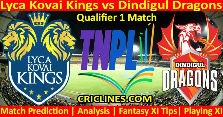 Today Match Prediction-LKK vs DID-TNPL T20 2023-Qualifier 1 Match-Who Will Win